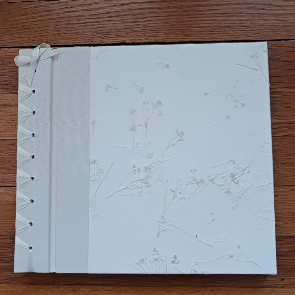 Lovely Wedding Journal - hand bound